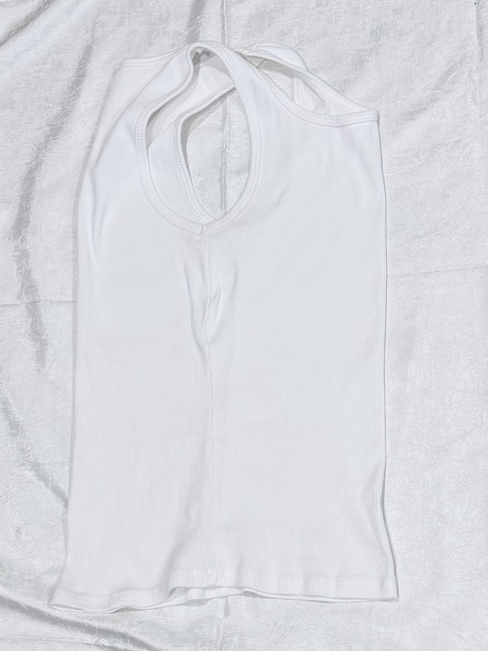 Serra by Joie Rucker Ribbed Tank Top White Size XS Luxury Basic Capsule Wardrobe - Picture 3 of 5
